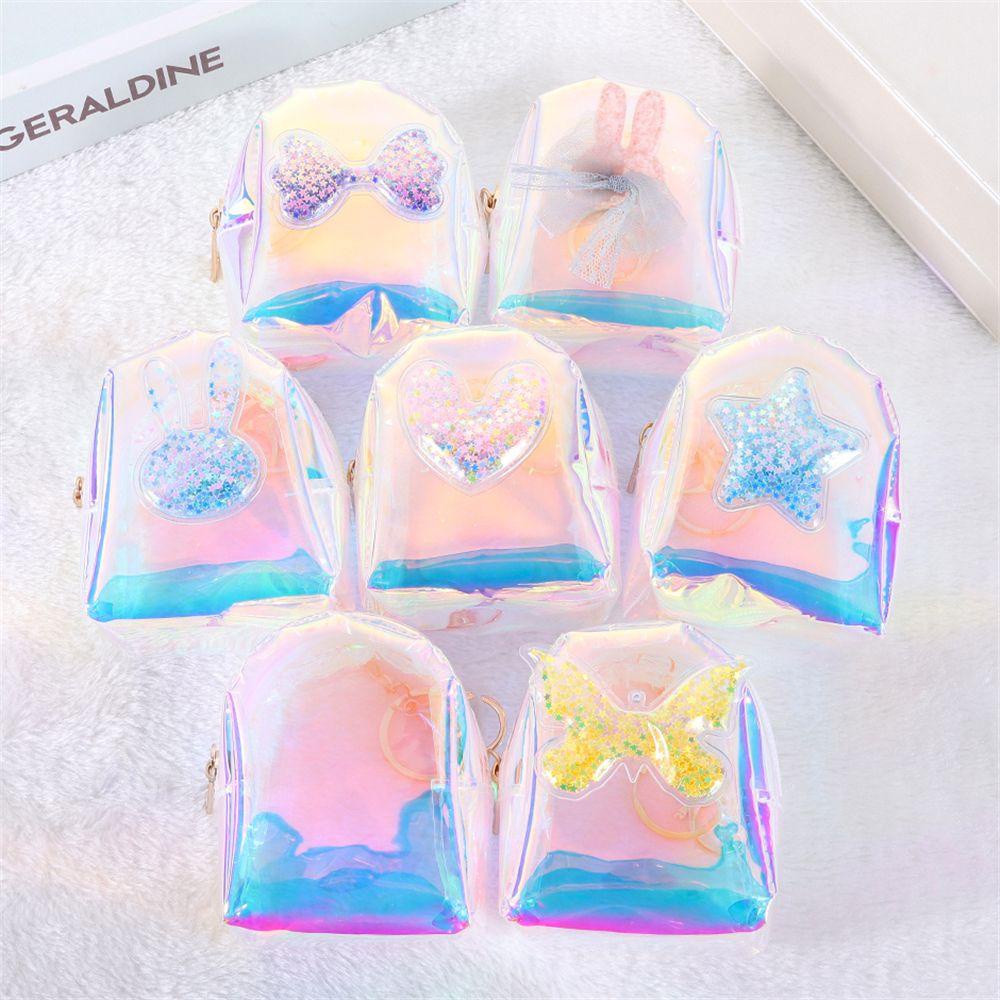 FOREVER Cartoon Girls Coin Purse Women Money Bags Mini Backpack Wallet Handbag Kids Gifts Card Holder Zipper Storage Bag Earphone Package