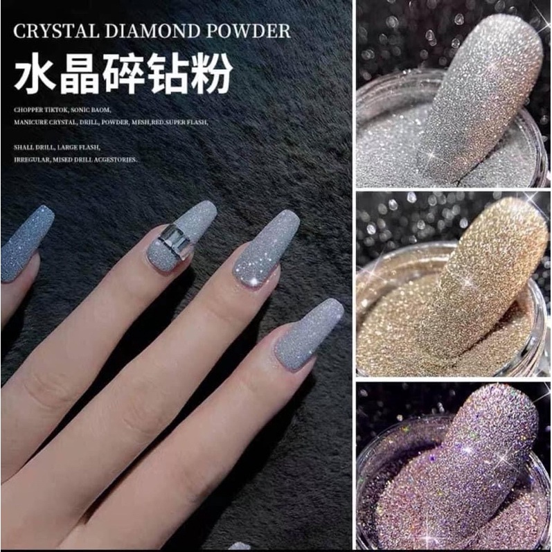 Set nhũ rắc flash siêu sáng 8 màu