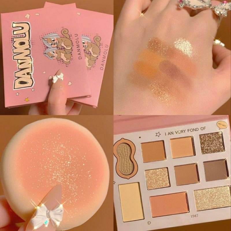 Bảng mắt Danmolu 10 ô lì và nhũ mẫu mới siêu Cute | BigBuy360 - bigbuy360.vn