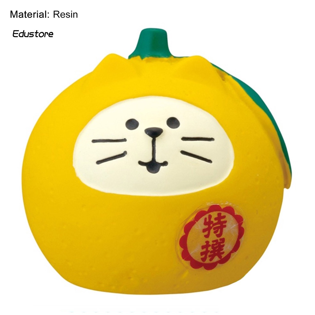 Mô hình trang trí hình mèo và quả bưởi tay nghề thủ công tốt thân thiện với môi trường cho bộ sưu tập