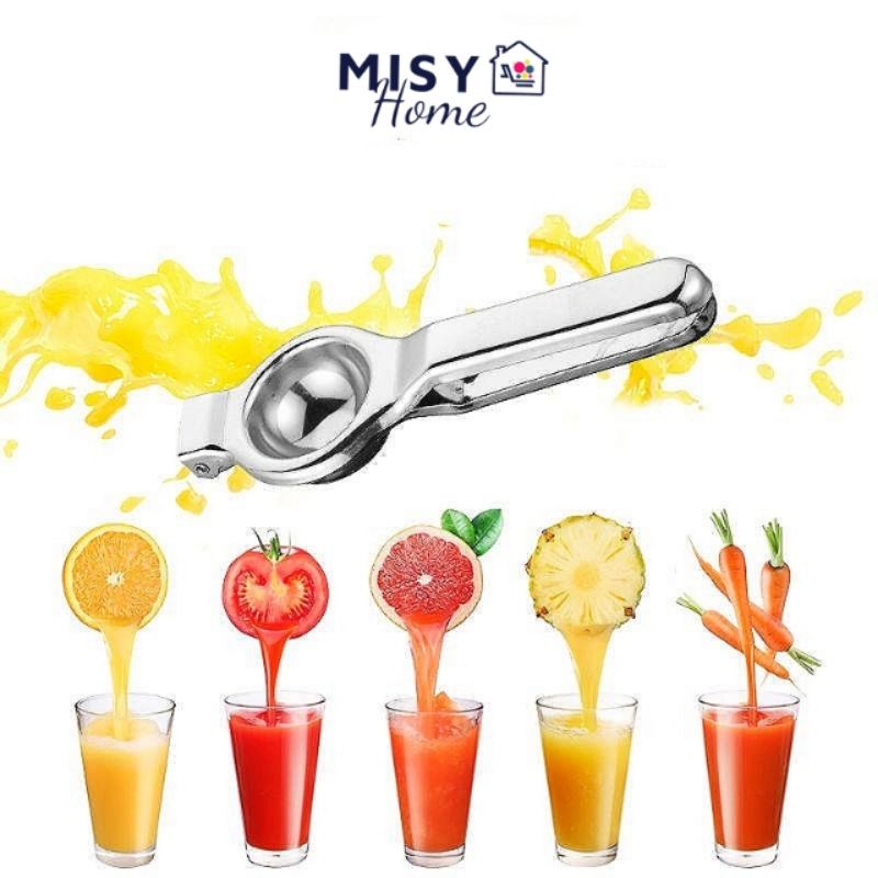 Dụng cụ ép vắt nước chanh bằng tay, cầm tay inox pha chế đồ uống dành cho bartender Misy home