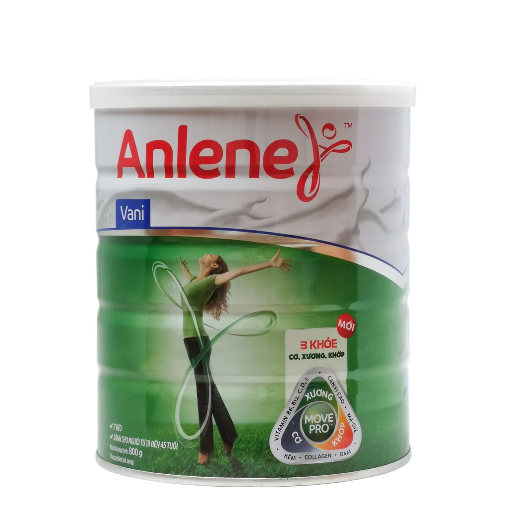 Sữa bột Anlene hương Vani 800g