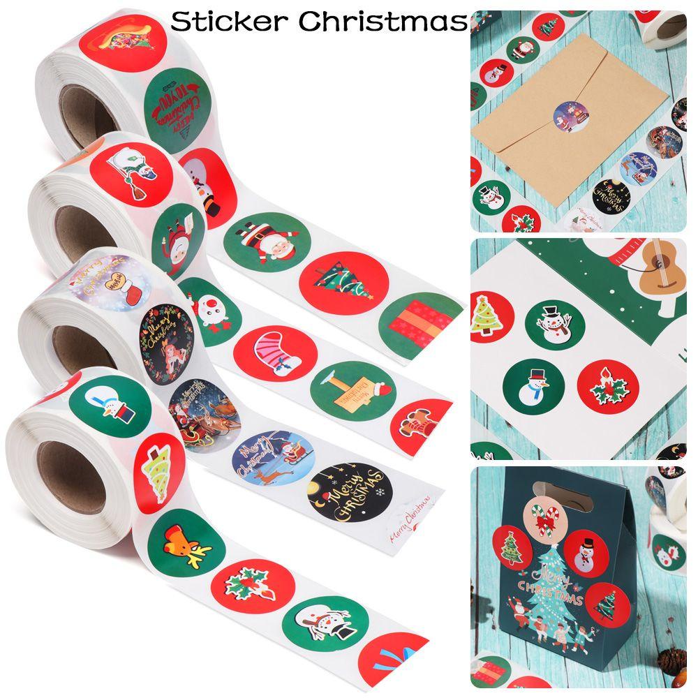 Cuộn 500 Miếng Dán Trang Trí Giáng Sinh / Tiệc Cưới DIY