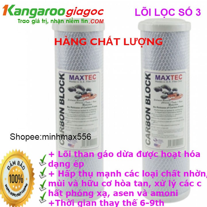 [RẺ VÔ ĐỊNH] Bộ lõi lọc nước số 1-2-3 máy lọc nước RO|Lõi lọc nước ro