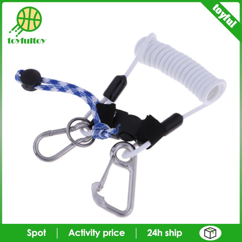 Dây Lò Xo Có Kẹp Chuyên Dụng Cho Máy Ảnh / Đèn Lặn