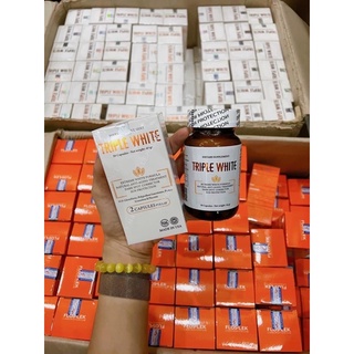 [Sale] Viên uống trắng da TRIPLE WHITE – 𝐒ự 𝐜ả𝐢 𝐭𝐢ế𝐧 𝐯ề 𝐜ô𝐧𝐠 𝐭𝐡ứ𝐜 𝐭𝐫ắ𝐧𝐠 𝐝𝐚 𝐜𝐡ố𝐧𝐠 𝐧ắ𝐧𝐠. MẪU HỘP MỚi