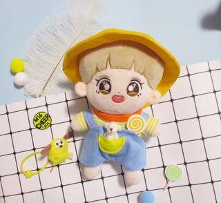 Set áo + yếm cho doll 20cm