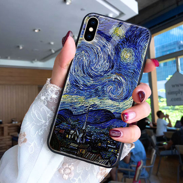 Ốp Đẹp Rẻ In Hình Van Gogh   NIXON Iphone 5S/6/6Plus/6S/6S Plus/7/7Plus/8/8Plus/X/Xs/Xs Max/11/11 Promax/12/12 Promax