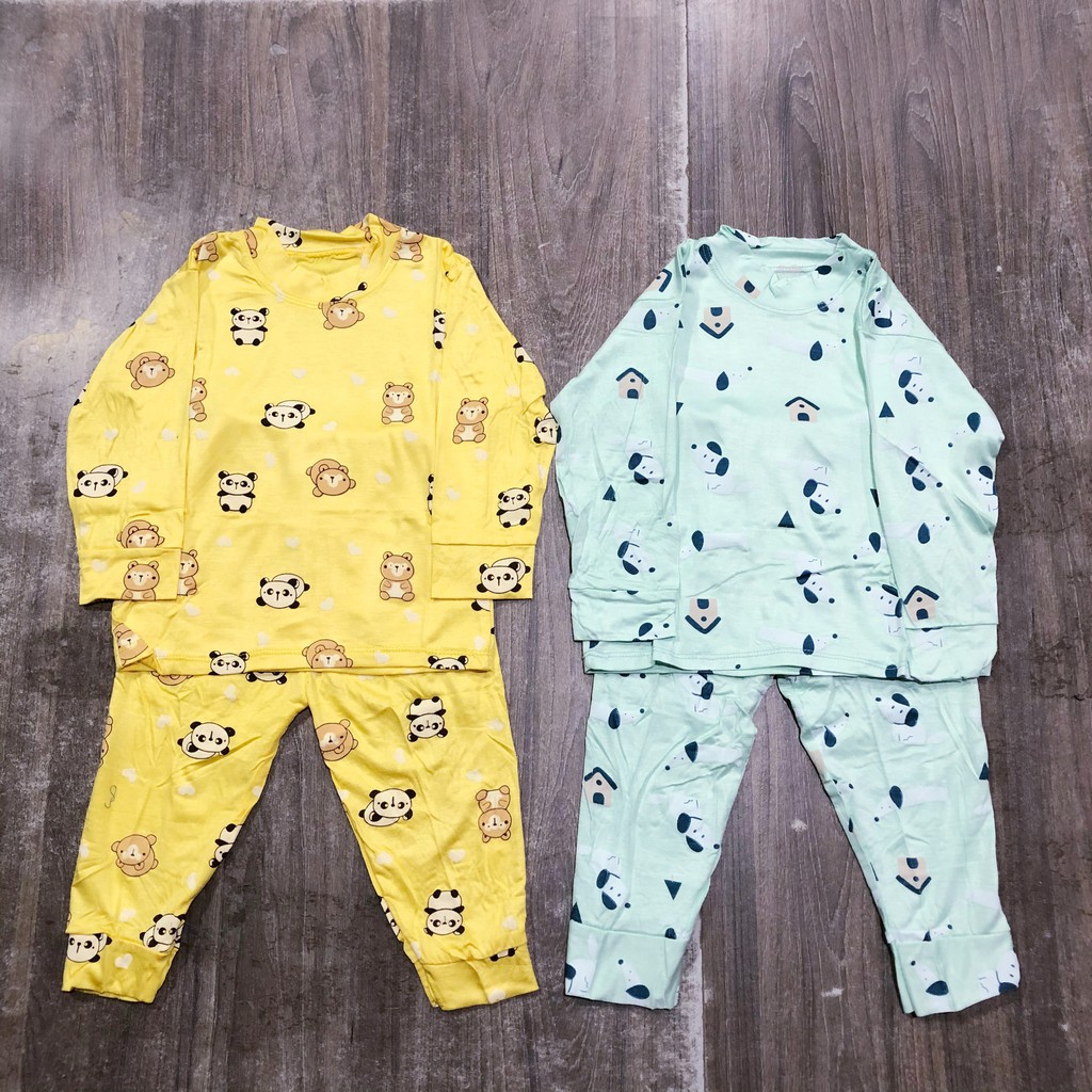 Đồ bộ quần áo dài tay cho bé chất cotton QATE623