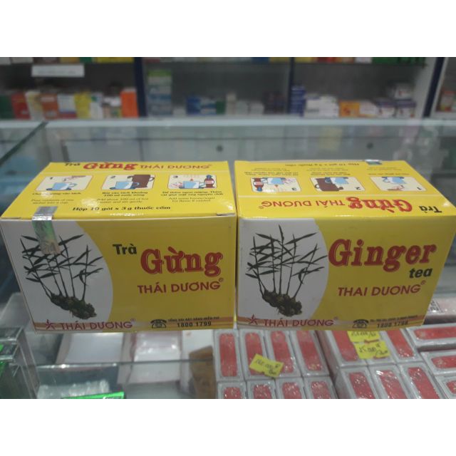 Trà Gừng Thái Dương hộp 10 gói