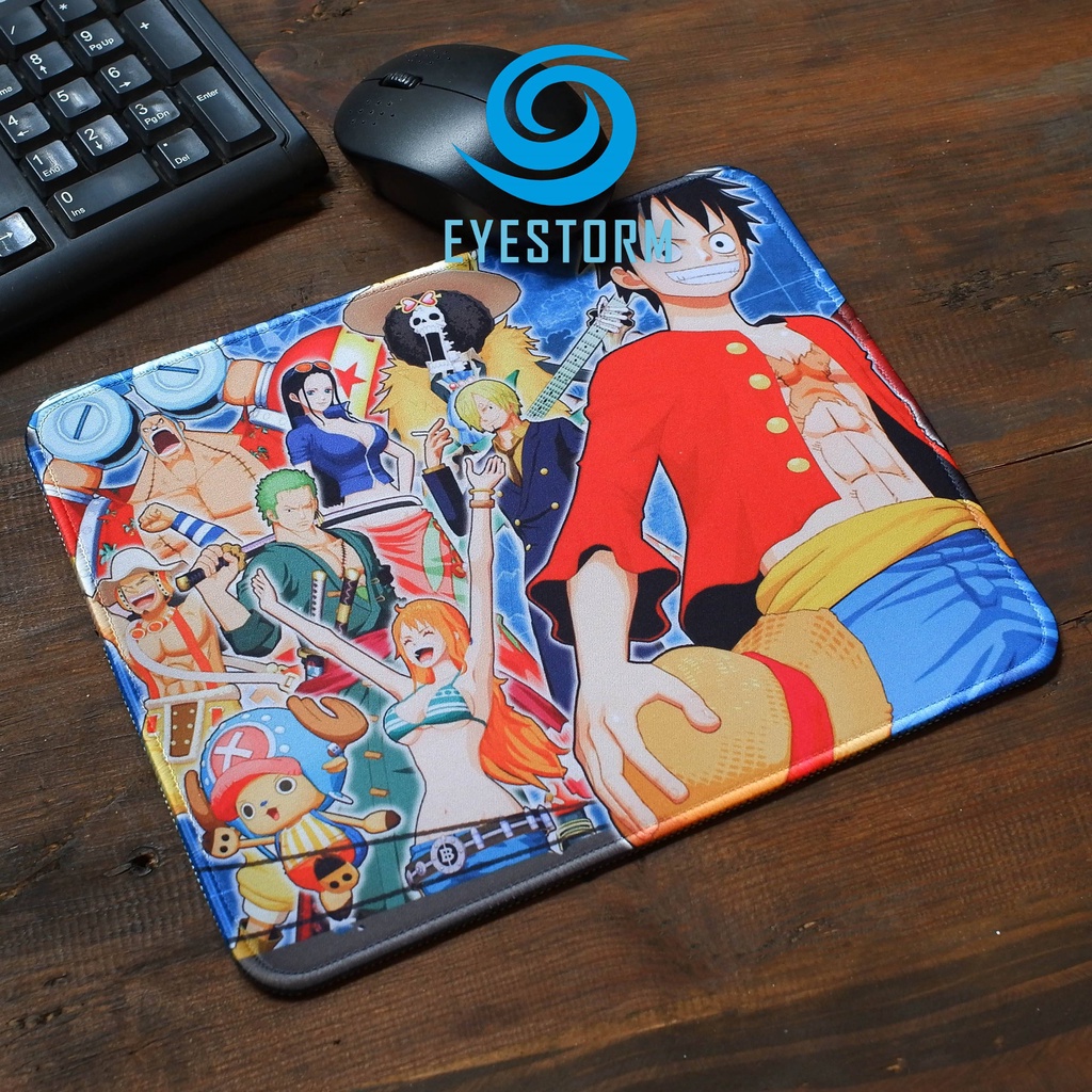 Lót chuột, bàn di chuột, mouse pad One Piece - Đảo Hải Tặc cỡ 26x21cm