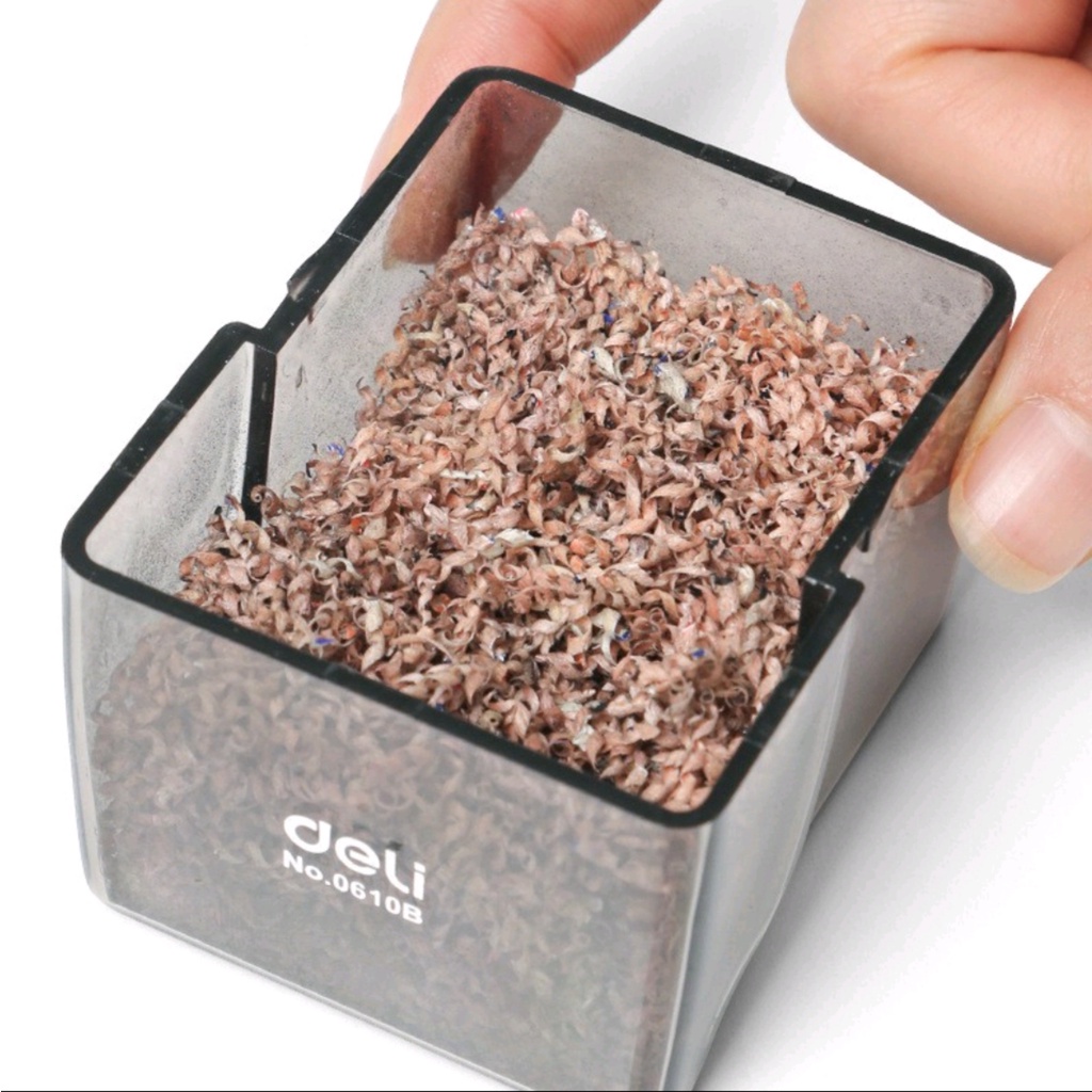 Gọt bút chì quay tay Deli cao cấp 2 màu tiện lợi B0610