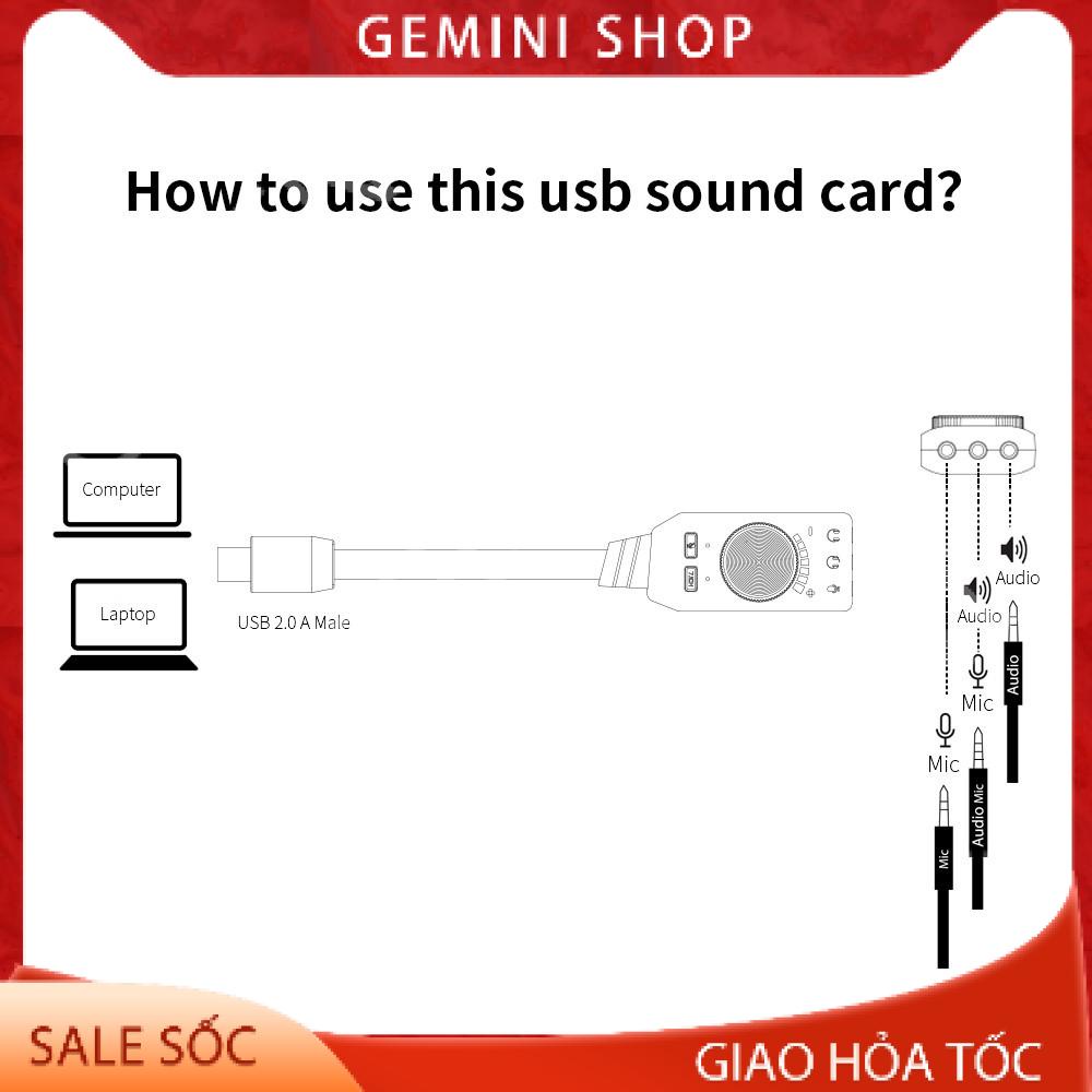 Sound card âm thanh 7.1 cho máy tính PC chuyên game Plextone GS3