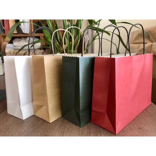 Combo10 chiếc túi giấy kraft các size- màu. Khách xem chi tiết bên dưới.Số đo được tính  ngang-cao-hông.