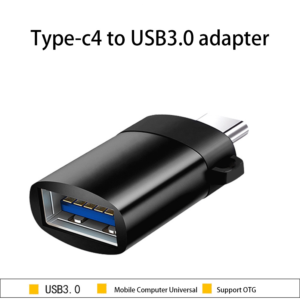 MC-Portable Type-c Male To USB Female Adapter Laptop Computer USB 3 0 Mini Aluminum Alloy USB-C Converter