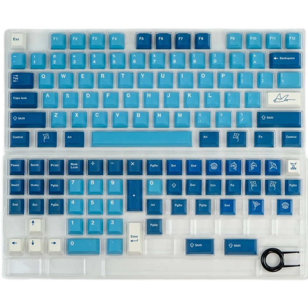 129 Phím GMK Manta Keycaps Cherry Profile PBT DYE-SUB Bàn phím cơ Keycap