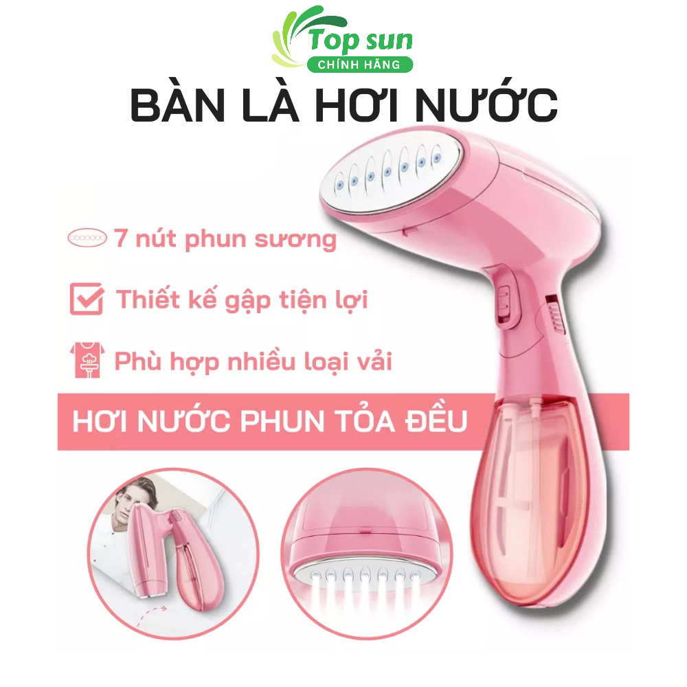 Bàn ủi hơi nước cầm tay cao cấp nhỏ gọn tiện lợi thích hợp khi đi du lịch và công tác