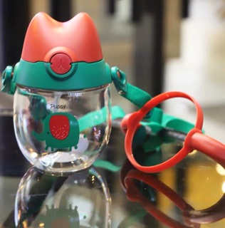 BÌNH TẬP UỐNG NƯỚC CHO BÉ (Có Chống sặc, có dây đeo)