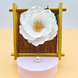 HOA CÀI ÁO HANDMADE CAO CẤP- HC82