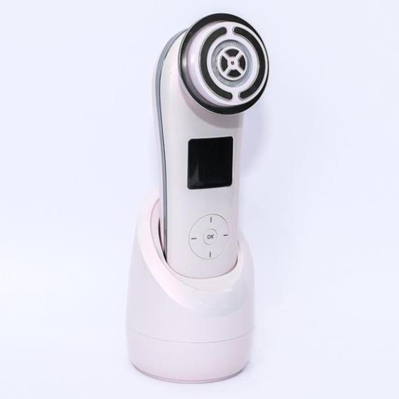 Máy nâng cơ trẻ hoá da 9 in 1 công nghệ Nano Photon RF, EMS , Sóng siêu âm NanoTime F82E Chính Hãng Nhật Bản