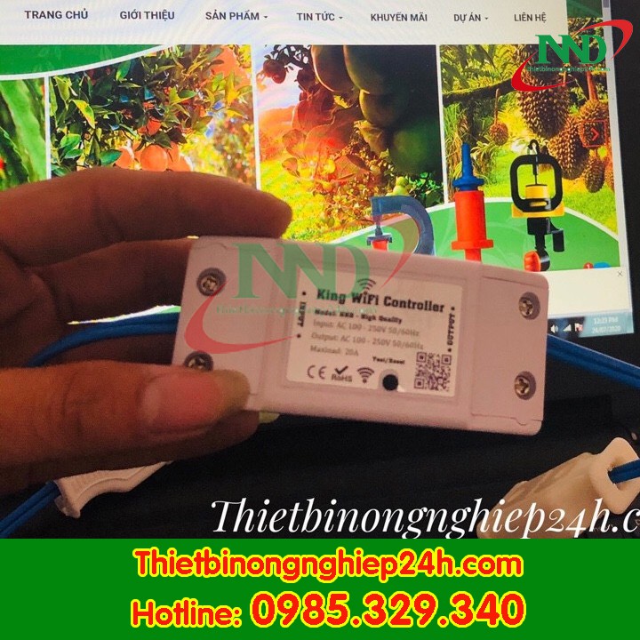 Hẹn giờ wifi | King wifi controler | Công tắc điều khiển bằng Smartphone kết nối qua điện thoại