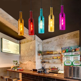Đèn chai màu thả quầy bar thả bàn nhà hàng, quán cafe, cửa hàng, trà chanh, trà sữa DT17 AZdecor