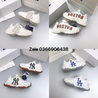 Giày MLB Cao Cấp Tăng Chiều Cao 6cm Nam Nữ Full Box Túi Xách