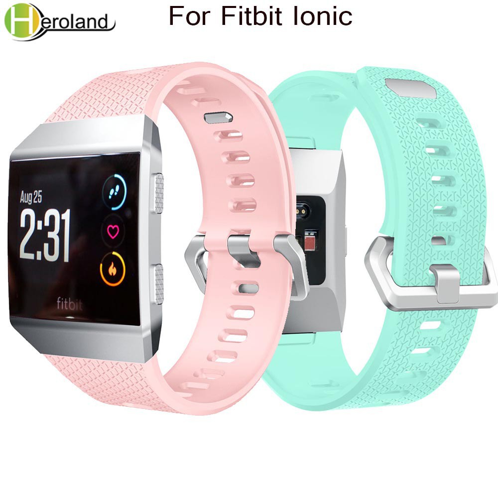 Dây đeo silicon mềm cho đồng hồ thông minh Fitbit Ionic