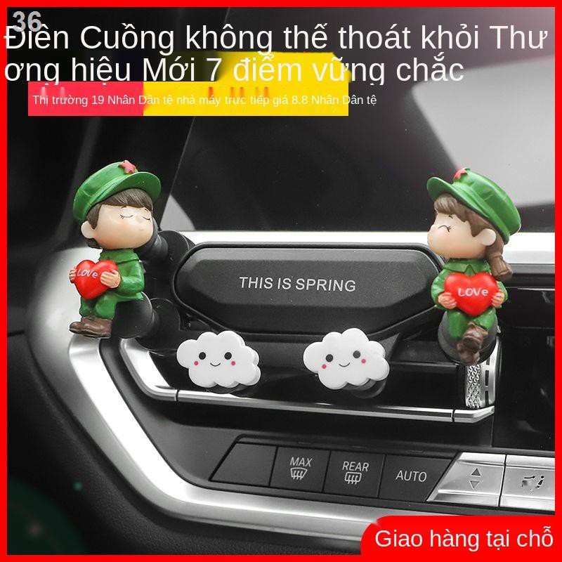 NGiá đỡ điện thoại di động trên ô tô Dễ thương sáng tạo Điều hướng tác đa chức năng cho nữ Cửa hàng khí xe hơi Gr