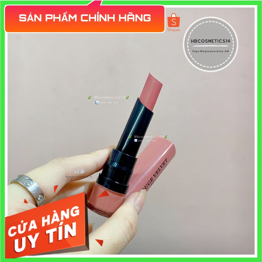 Son thỏi Bourjois Rouge Velvet The Lipstick