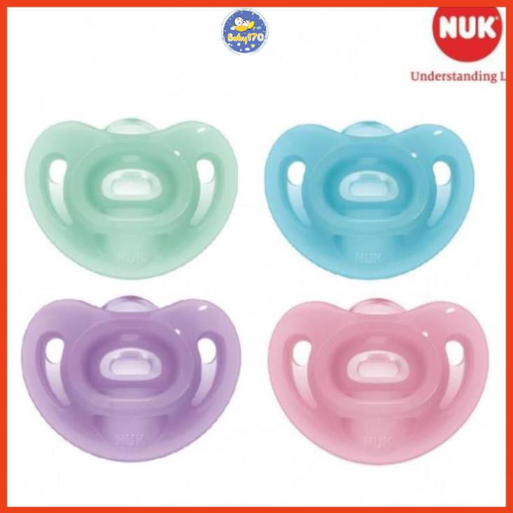 Ti giả NUK Sensitive Silicone 0-6m, 6-18m