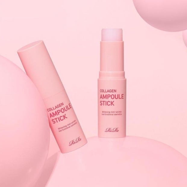 Tinh chất dưỡng da cô đặc dạng thỏi RiRe Galactomyces Ampoule Stick và RiRe Collagen Ampoule Stick 15g