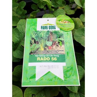 [Rạng Đông] Hạt Giống Cải Cầu Vồng Rado 56  Dễ Trồng, Giàu Dinh Dưỡng Gói 10g
