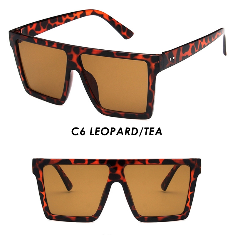 Kính Mát Oversize Gọng Vuông Thời Trang Dành Cho Nữ