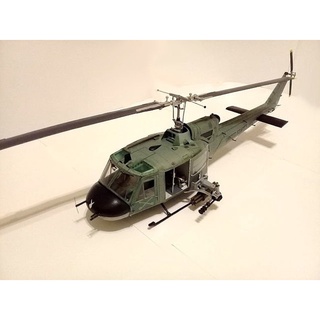 (Thiết kế chuẩn) Bộ kit mô hình giấy 3D Máy bay trực thăng
Bell UH-1 Iroquois