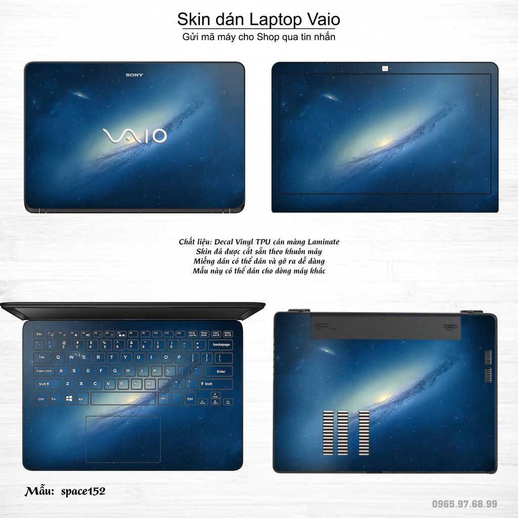 Skin dán Laptop Sony Vaio in hình không gian _nhiều mẫu 26 (inbox mã máy cho Shop)