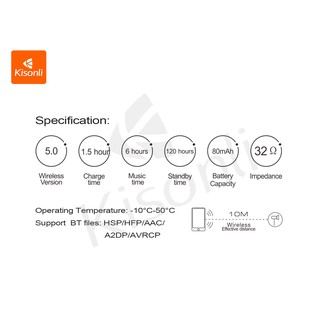 Tai Nghe Bluetooth Kisonli AP-2