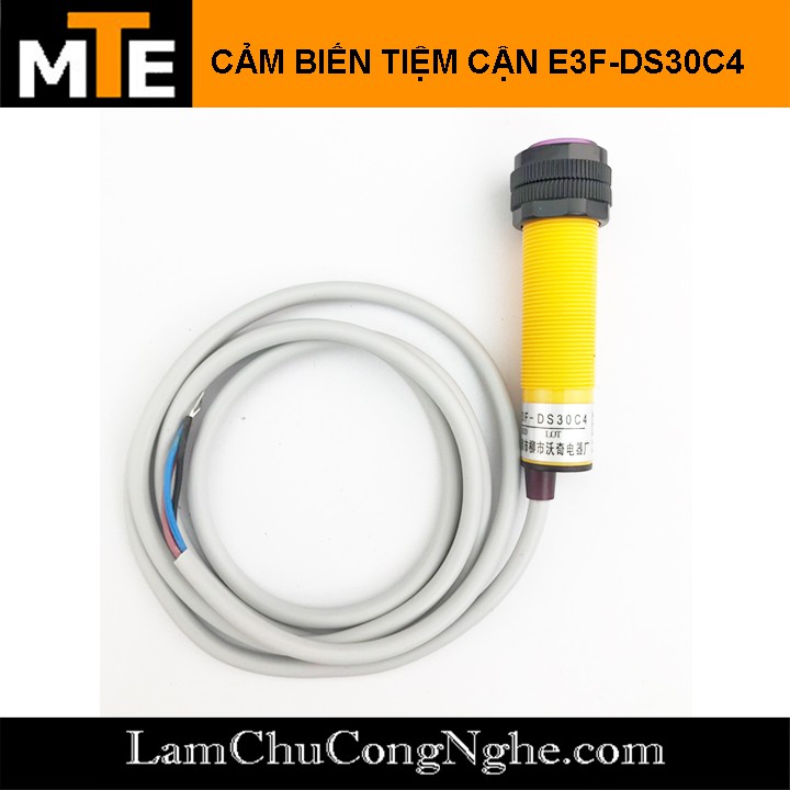 Cảm biến phát hiện vật cản 30cm DC 6-36V dùng hồng ngoại E3F-DS30C4