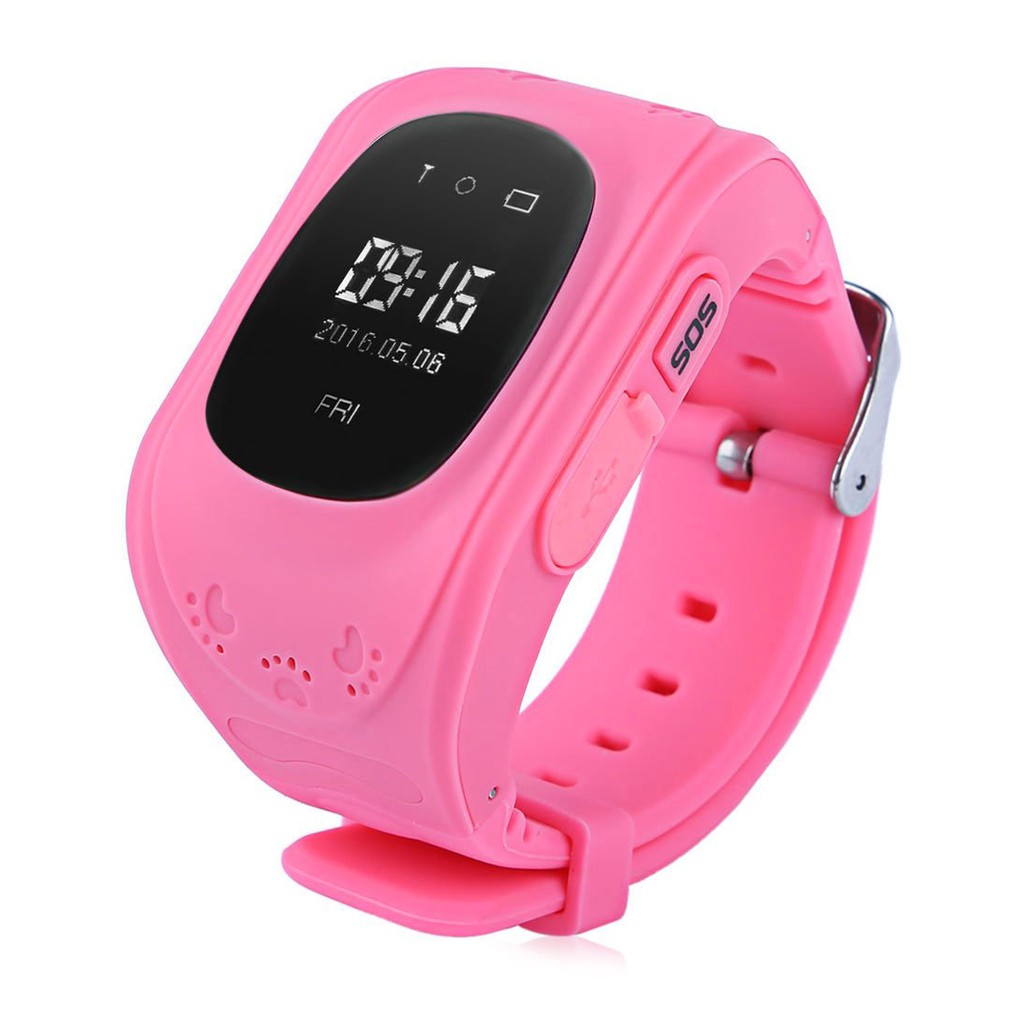 Đồng hồ thông minh QS50 màu hồng - Quà tặng cho con, an tâm cho ba mẹ