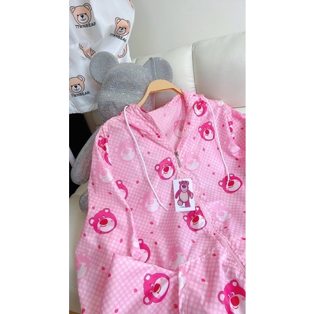 Áo Khoác Dù Gấu Dễ Thương Hèo Studio (Ảnh Thật + Video)