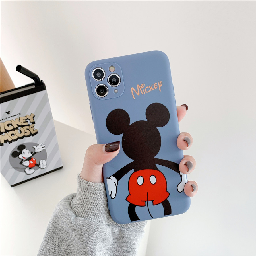 Mickey Lucky emoji Ốp lưng iPhone 12 iPhone 11 Pro Max Soft Case Apple iPhone XS Max XR SE iPhone 7 8 Plus Phone Case iPhone 12 Pro Soft Cover