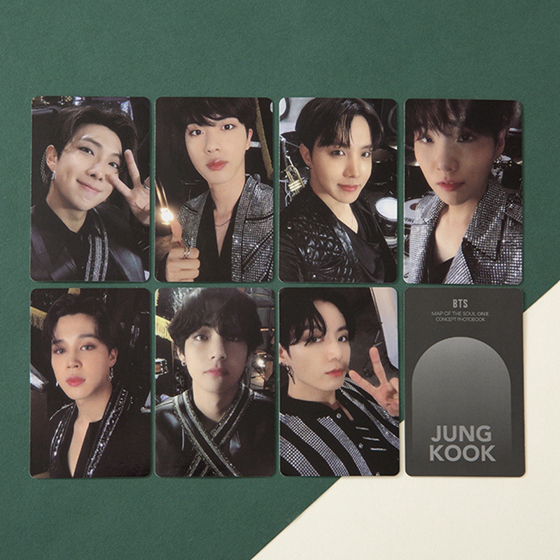 Set 6/7 tấm thẻ ảnh in hình các thành viên nhóm BTS
