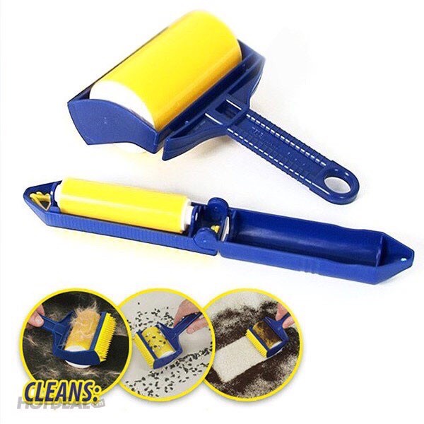 Cây Lăn Bụi Làm Sạch Quần Áo Ga Giường, Sofa, Lông Chó Mèo Tiện Lợi Dễ Sự Dụng Thông Minh Sticky Buddy