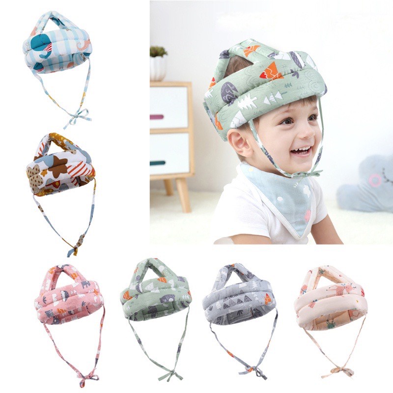 Mũ Gối bảo vệ đầu cho bé tập đi tập bò an toàn siêu yêu