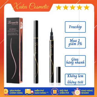 Bút Kẻ Mắt 💕Freeship💕 kẻ Mắt Lameila Màu Đen, Sắc Nét, Mắt Đẹp Siêu Xinh Mã KMM14, Hàng Chính Hãng Nội Địa Trung