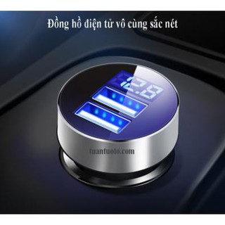 Tẩu sạc ô tô 2 cổng sạc