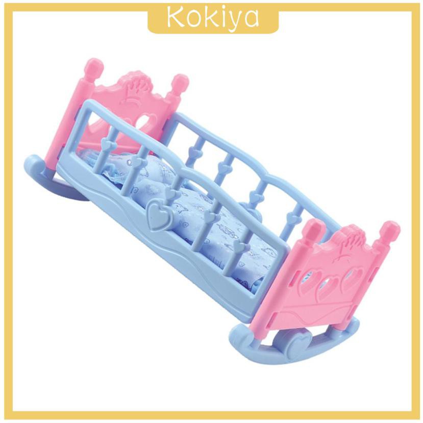 Bộ Chăn Gối Đệm Nôi Búp Bê Bập Bê Đồ Chơi Cho Bé Gái