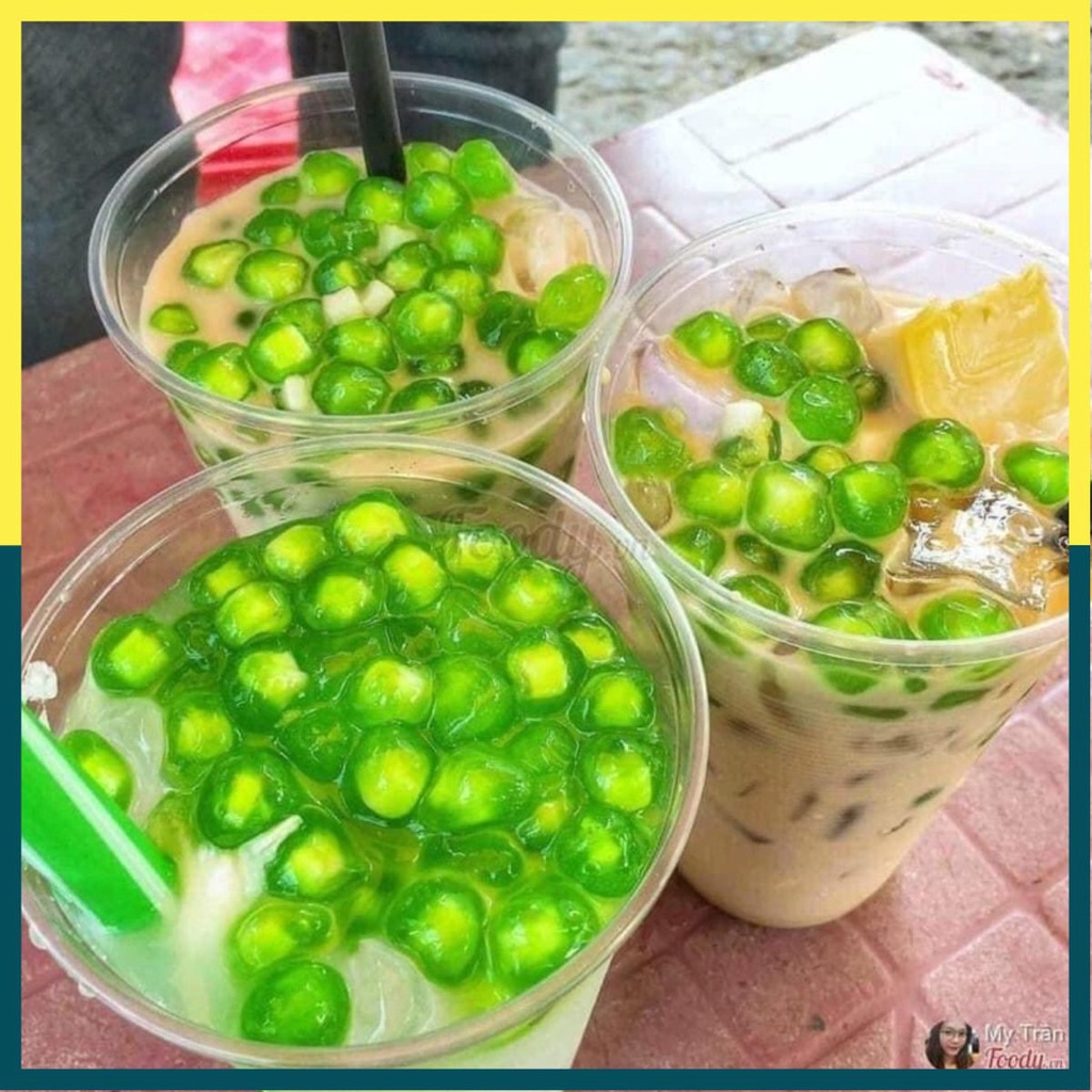 trân châu dừa lá dứa 1 kg  ( hoả tốc sài gòn)