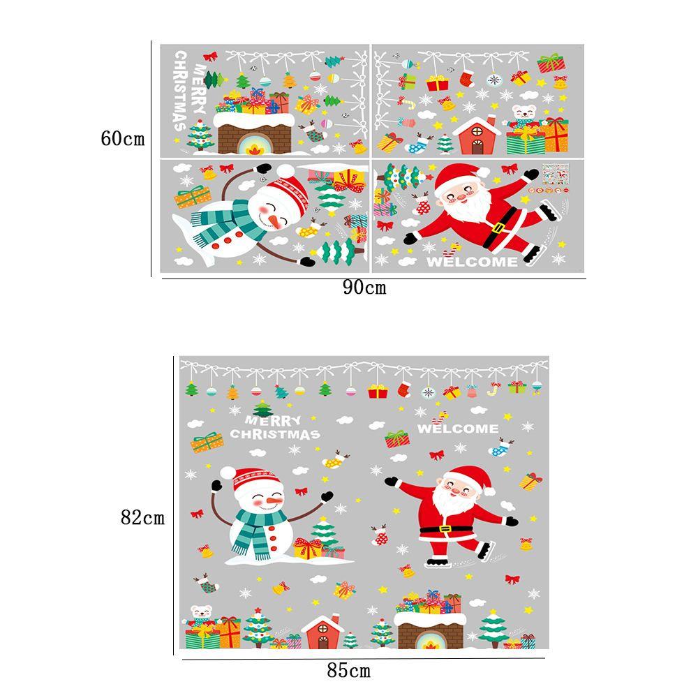 Miếng Dán Cửa Sổ Trang Trí Giáng Sinh