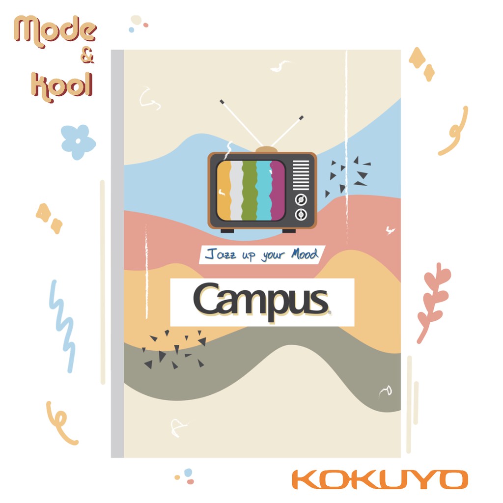 Tập Vở Kẻ Ngang Có Chấm Campus Mode & Kool 120 Trang Khổ B5